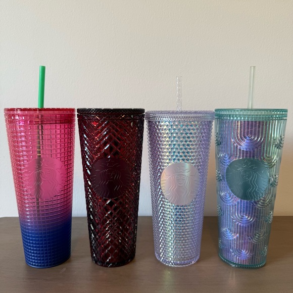 Starbucks Other - Lot of Starbucks 24 oz Tumblers venti studded mermaid unicorn holiday